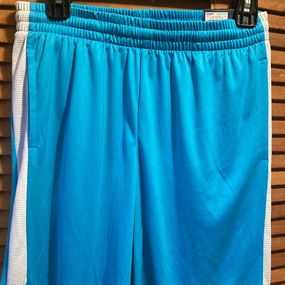 Dry Tek Blue & White Basketball Shorts - Picture 3 of 12